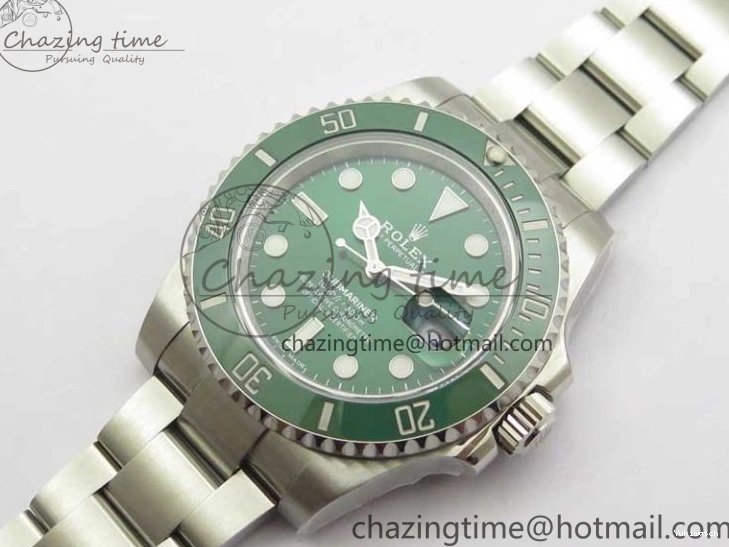 116610 Edition Ceramic Submariner Steel 316L Best Green LV Noob V10.5 1:1 0123